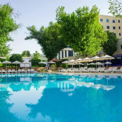 Отель Radisson Blu Hotel Tashkent Узбекистан, Ташкент - 1 отзыв об отеле, цены и фото номеров - забронировать отель Radisson Blu Hotel Tashkent онлайн бассейн фото 3