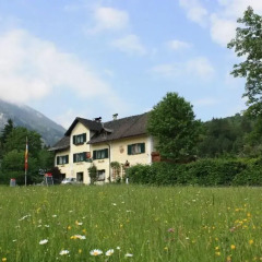 Отель Gasthof Fürstenbrunn Грёдиг приотельная территория