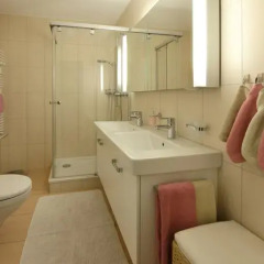 Отель Ferienwohnung St. Moritz Швейцария, Санкт-Мориц - отзывы, цены и фото номеров - забронировать отель Ferienwohnung St. Moritz онлайн ванная фото 2