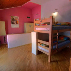 Manga Hostel Кровать в общем номере с двухъярусной кроватью фото 8