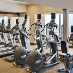 Отель Ritz Carlton Los Angeles Лос-Анджелес фитнесс-зал фото 4