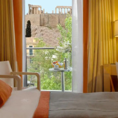Отель Herodion Athens 4* Улучшенный номер с двуспальной кроватью