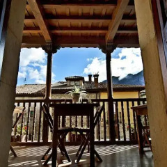Отель El Nozalon Picos de Europa балкон
