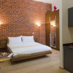 Дизайн-отель Brick 4* Люкс с различными типами кроватей фото 23