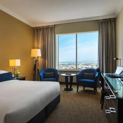 Отель Towers Rotana - Dubai Классический номер с различными типами кроватей фото 9