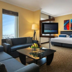 Отель Towers Rotana - Dubai Номер категории Премиум с различными типами кроватей фото 7