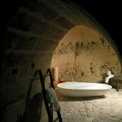 Отель Sextantio Le Grotte Della Civita 4* Стандартный номер фото 9
