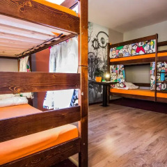 Top Hostel Pokoje Goscinne Кровать в общем номере фото 13