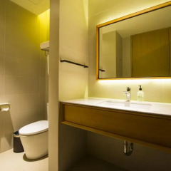 Отель JI Hotel Xi'an Giant Wild Goose Pagoda East Xiaozhai Road Китай, Сиань - отзывы, цены и фото номеров - забронировать отель JI Hotel Xi'an Giant Wild Goose Pagoda East Xiaozhai Road онлайн ванная фото 2