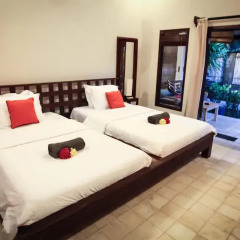 Отель Bale Sampan Bungalows 3* Стандартный номер с 2 отдельными кроватями фото 10