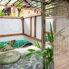 Leaf House Bungalow - Hostel Кровать в общем номере с двухъярусной кроватью фото 8
