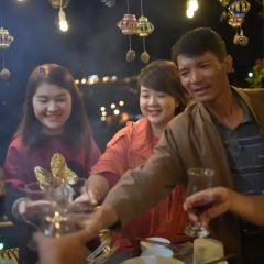 Отель Hobbit Village Da Lat Далат гостиничный бар
