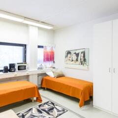 Отель Forenom Hostel Vantaa Airport Финляндия, Вантаа - 5 отзывов об отеле, цены и фото номеров - забронировать отель Forenom Hostel Vantaa Airport онлайн комната для гостей фото 3