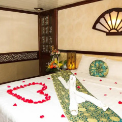 Отель Halong Fantasea Cruise 3* Номер Делюкс с двуспальной кроватью фото 12
