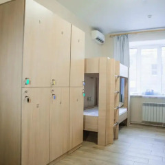 Гостиница ОК Кровать в женском общем номере с двухъярусными кроватями