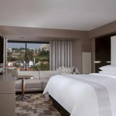 Отель Beverly Hills Marriott 4* Представительский номер с различными типами кроватей фото 2