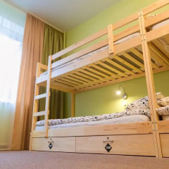 Хостел Парк Кровать в общем номере с двухъярусной кроватью фото 6