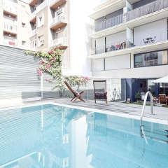 Отель My Space Barcelona Private Pool Garden Испания, Барселона - 6 отзывов об отеле, цены и фото номеров - забронировать отель My Space Barcelona Private Pool Garden онлайн бассейн