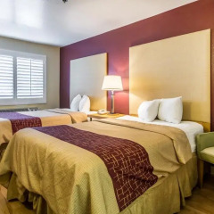Отель Red Roof Inn Tulare - Downtown/Fairgrounds 2* Стандартный номер с различными типами кроватей фото 4