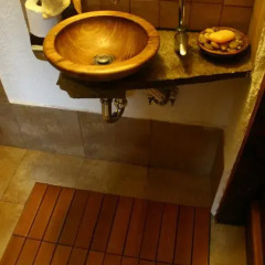 Отель Guesthouse KaraIvan Болгария, Чепеларе - отзывы, цены и фото номеров - забронировать отель Guesthouse KaraIvan онлайн ванная