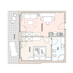 Отель Residence Amelia Тироло ванная