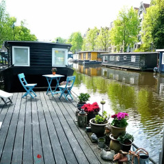 Отель A192 Brouwersgracht Ii Houseboat балкон