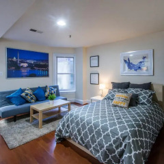 Отель Three Beds and Patio in Dupont Вашингтон комната для гостей фото 2