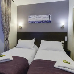 Отель Hôtel du Quai de Seine 2* Стандартный номер с различными типами кроватей фото 11