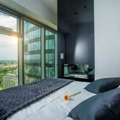 Отель Apartamenty Sky Tower Студия с различными типами кроватей фото 4