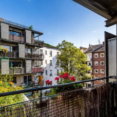 Апартаменты Star Apartments Cologne Кёльн балкон