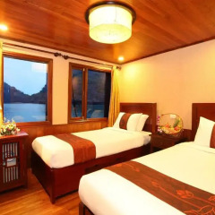 Отель Indochina Sails 3* Улучшенный номер с различными типами кроватей фото 6