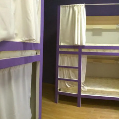 Хостел Плед на Самотёчной Кровать в общем номере с двухъярусной кроватью