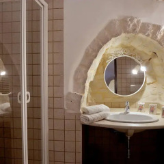 Отель Trulli Barsento Альберобелло ванная