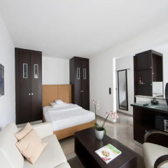Отель BURNS Art Apartments Германия, Дюссельдорф - отзывы, цены и фото номеров - забронировать отель BURNS Art Apartments онлайн удобства в номере фото 2