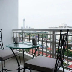 Отель VT 2 - Serviced Apartment Таиланд, Паттайя - 1 отзыв об отеле, цены и фото номеров - забронировать отель VT 2 - Serviced Apartment онлайн балкон