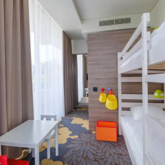 Hotel Lielupe by SemaraH 4* Стандартный семейный номер разные типы кроватей фото 5