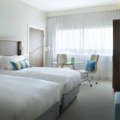 Отель Courtyard by Marriott Brussels EU 4* Стандартный номер с различными типами кроватей фото 7