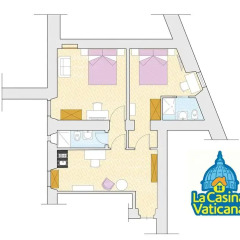 Отель La Casina Vaticana балкон