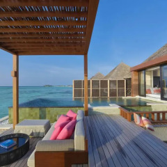 Отель Four Seasons Maldives At Kuda Huraa 5* Вилла с различными типами кроватей фото 5