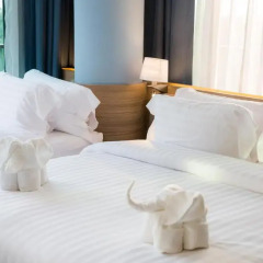 Отель BlueSotel Krabi Ao Nang Beach 4* Семейный номер Делюкс с различными типами кроватей фото 4