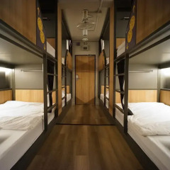 BRB Hostel Bangkok Silom Кровать в общем номере с двухъярусной кроватью фото 15