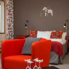 Отель Hotell Fridhemsgatan 3* Стандартный семейный номер с различными типами кроватей фото 15