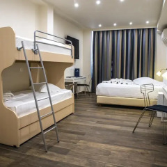 Отель Piraeus Dream 2* Стандартный семейный номер с двуспальной кроватью фото 6