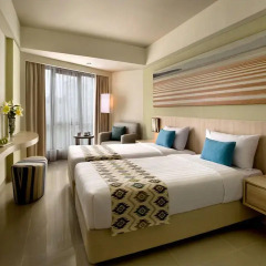 Отель Citadines Kuta Beach Bali 4* Студия с 2 отдельными кроватями фото 3