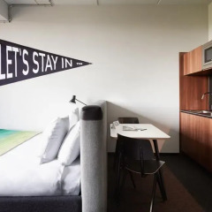 The Student Hotel Amsterdam City 4* Студия с различными типами кроватей фото 3