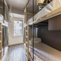 EAST57 ASAKUSABASHI - Hostel Стандартный семейный номер с двуспальной кроватью фото 4