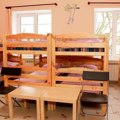 Хостел Х.О. Кровать в общем номере с двухъярусной кроватью фото 6