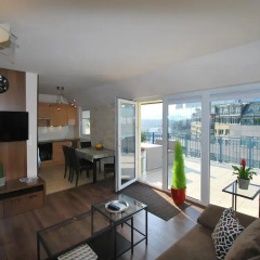 Апартаменты Arpad Bridge Apartments Апартаменты с различными типами кроватей фото 22
