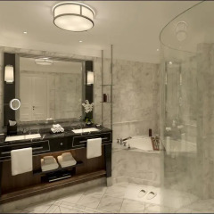 Отель The Ritz-Carlton, Berlin Германия, Берлин - 10 отзывов об отеле, цены и фото номеров - забронировать отель The Ritz-Carlton, Berlin онлайн ванная фото 2