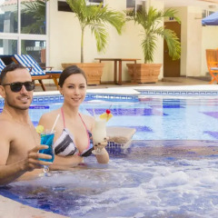 Отель Quality Inn Mazatlan 3* Стандартный номер с различными типами кроватей фото 5